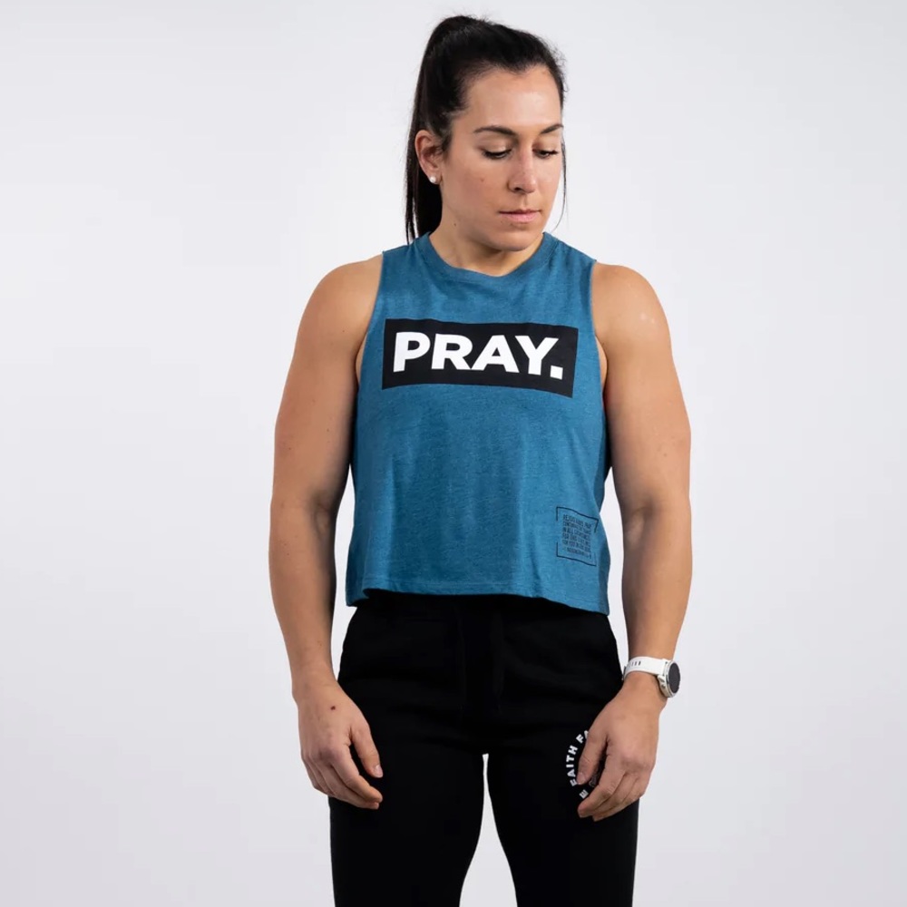 CROSSFIT MAYHEM PRAY. Crop Tank